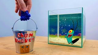 SpongeBob Chum Bucket aquarium DIY [upl. by Epperson]