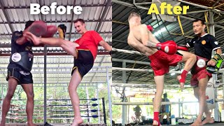 I Trained 10 Months MUAY THAI in Thailand Heres My Transformation [upl. by Almena42]