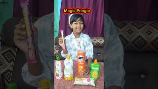 Magic💥Pringle🍟😱 shorts funnyvideo magic trishikarimpa [upl. by Suidaht498]