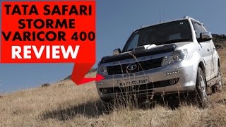 New Tata Safari Storme Varicor 400  Review  PowerDrift [upl. by Allista563]