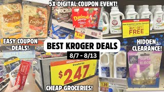 BEST KROGER DEALS  OVER 30 EASY COUPON DEALS  SAVE MONEY AT KROGER  87  813 [upl. by Oiramed257]