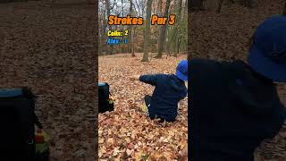 Playing disc golf while sitting down discgolf [upl. by Suicul]