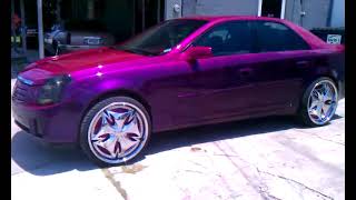 Candy paint on Cadillac cts on 22quots part ll [upl. by Nail]