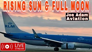 🔴 EARLY MORNING LANDING  Amsterdam Airport Planespotting ✈️JoeAdamAviation 🇳🇱 LIVE [upl. by Oniskey]