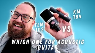 Is the TLM102 or KM184 better for Acoustic Guitar  Episode 5 Creating an Album  Recording at home [upl. by Dannye]