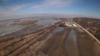 Historic Flooding Pacific Junction Iowa 2019 [upl. by Tuckie]