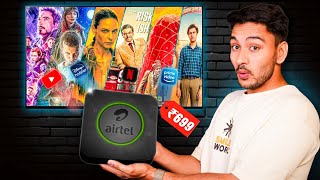 I Tested Airtel Xstream Fiber Box  Unlimited Entertainment [upl. by Llerehs]