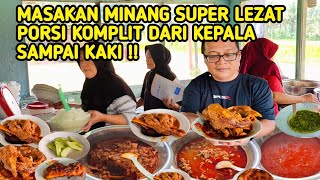 KEDAI NASI TANPA NAMA TAPI MASAKANNYA LUAR BIASA Kuliner Sumatera Barat [upl. by Enelear928]