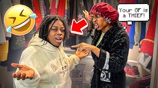 ACCUSING MY SISTERS GIRLFRIEND OF STEALING FROM MY CLOSET PRANK EXTREMELY HILARIOUS [upl. by Diet548]