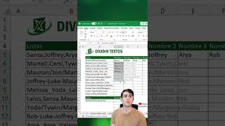 Dividir textos con delimitador en excel [upl. by Suiram]