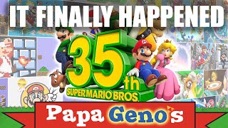 Mario 35th Anniversary Direct REACTION  PapaGenos [upl. by Einnim]