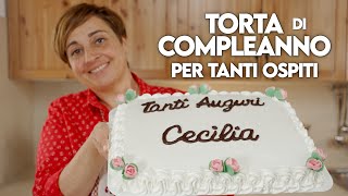 COME FARE UNA TORTA DI COMPLEANNO O DA CERIMONIA PER TANTI INVITATI  Fatto in Casa da Benedetta [upl. by Ahsien]