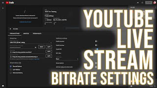 ⭕ YouTube Streaming Bitrate Setup in Studio [upl. by Gaston]