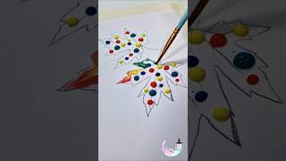 Fast Art in Seconds Playing with Color Drops colorcreation satisfying draw art [upl. by Lambard]