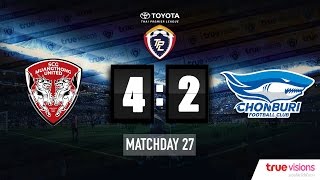 Highlight TPL 2015  SCG Muangthong United 42 Chonburi FC [upl. by Werby764]