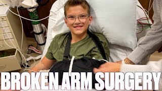 BROKEN ARM SURGERY UPDATE  UNEXPECTED CALL WITH THE DOCTOR [upl. by Vincenz]