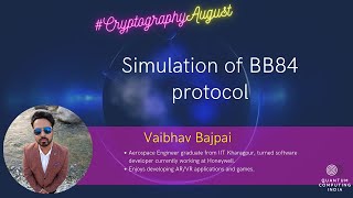 Simulation of BB84 protocol  Vaibhav Bajpai [upl. by Brandwein]