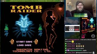 Tomb Raider  Gu Mu Li Ying Famicom  Contra III The Alien Wars Game Boy  Twitch Stream [upl. by Enajiram]