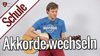 Tricks zum einfachen Akkorde wechseln  Gitarrenschule [upl. by Alekin]