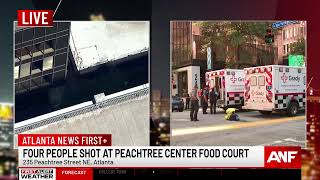 BREAKING NEWS 4 people shot at Peachtree Center mall in downtown Atlanta mayor says [upl. by Nortal]