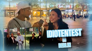 IDIOTENTEST IN BERLIN 🔥🇩🇪 STRASSENUMFRAGE  DieserThisal [upl. by Cirilo]