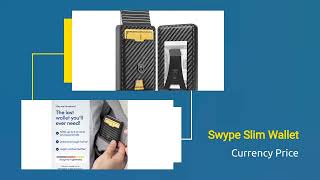 Travando swype slim wallet for men with money clip metal rfid blocking mens wallet card case [upl. by Ymer]