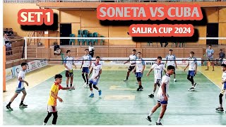 SALIRA CUP SONETA VS CUBA ‼️SET 1 [upl. by Goles50]