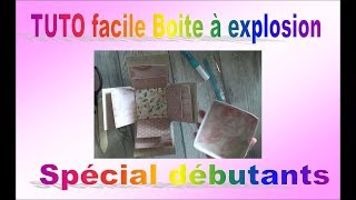 TUTO très simple BOITE A EXPLOSION spécial débutants avec matériel ACTION [upl. by Otxis836]