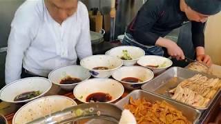 Japan Street Food Ramen  Tsukiji Market [upl. by Ellehcin]