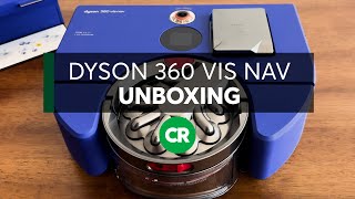 Dyson 360 Vis Nav Unboxing  Consumer Reports [upl. by Nosremaj268]