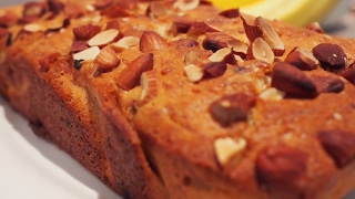 Eggless Banana Bread how to make [upl. by Ambie148]