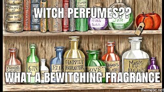 WITCH PERFUMES Vintage Female Witches Fragrances With Incense [upl. by Lemay]