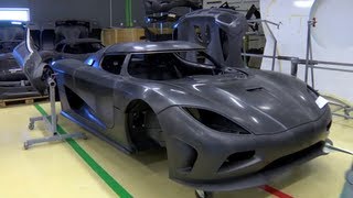 Carbon Fiber Construction  INSIDE KOENIGSEGG [upl. by Niessuh]