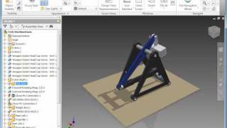 Part 1  Dynamic Simulation amp Finite Element Analysis FEA  Autodesk Inventor 2011 [upl. by Nwahsar]