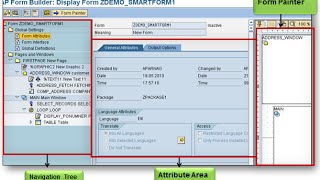 How to Create Smart Froms in SAP Using Transaction Smartforms [upl. by Harolda]