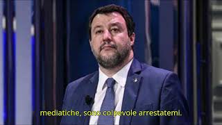 Crozza imita Salvini sul caso Open Arms «Voglio il gioco di luci de Il Trono di Spade» [upl. by Neirb]