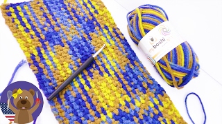 Planned Color Pooling with Multicolored Wool  Pretty and Easy Pattern  Knitting Tricks [upl. by Holofernes468]