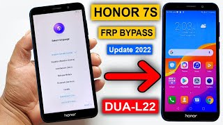 Honor 7S FRP Bypass Without Pc Honor 7S DUAL22 Google Lock Bypass  Honor DUAL22 FRP Unlock [upl. by Markowitz]