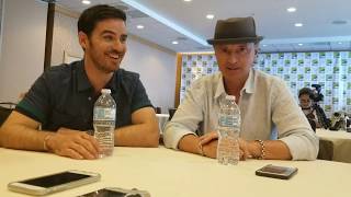 Colin ODonoghue amp Robert Carlyle Once Upon a Time interview at ComicCon 2017 [upl. by Burnsed]