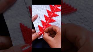 very simple sack design for beginners 😍❤️ । needleworkbenakidesign shorts ytshort viral sack [upl. by Goodman]