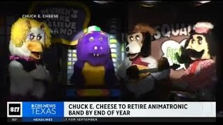 Chuck E Cheese to retire animatronic band be the end of 2024 [upl. by Halimaj]