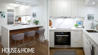 Interior Design — Small Condo Kitchen Reno [upl. by Marwin]