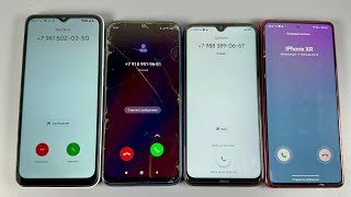 Incoming Calls Redmi A2 vs Redmi Note 7 vs Redmi Note 8 vs Samsung Galaxy Note 20  Outgoing Group [upl. by Ahsieki]