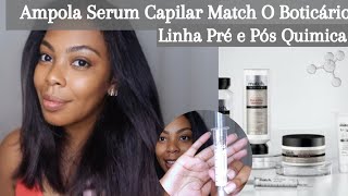 ✨️Lançamento Ampola Match Lab Nutrição repositora de Lipidios Pré e Pos Quimica O Boticário✨️ [upl. by Eilrahc]