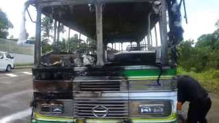 Nasese Buses ltd bus burned near Laqere Bridge [upl. by Dlorah772]