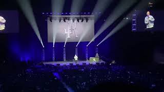 JO Koy singing brian McKnight at Chase center [upl. by Haerb]