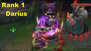 Rank 1 Darius  Carried the team to an epic comeback win   Engsub [upl. by Nytsrik]