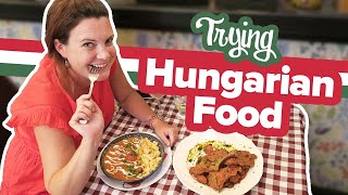 Hungarian Food Tour 5 Must Try Dishes in Budapest 🍽 First time trying food in Hungary 😋 [upl. by Ode528]