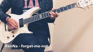 ReoNa  forgetmenot  Full Sword Art Online Alicization ED2 guitar cover [upl. by Gniliem]