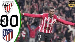 Athletic Bilbao and Atletico Madrid 20 Copa del Rey 2024 Neco Williams goal [upl. by Han105]